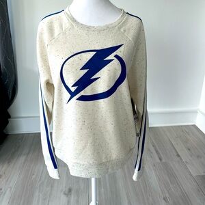 Tampa Bay Lightning- Cream Hoodie- NWT